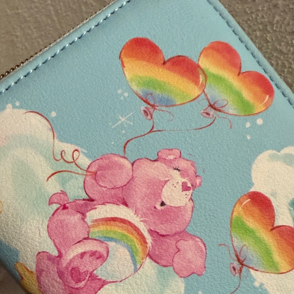 HELLO Kitty/Carebear🌈Loungefly Wallet+🧸🎀NIB Stuffed Set+You Suck💗lip balm - Picture 11 of 16